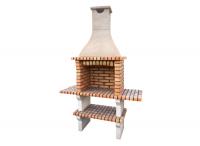 Ref. 132 - 150 cm x 57 cm x 220 cm, CxLxA | Grelhador 60 cm x 40 cm, CxL | 570 kg